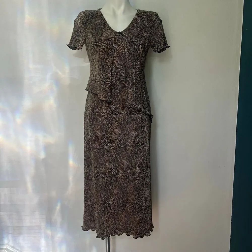 Connected Apparel Y2K 00s asymmetrical dress - Picture 2 of 8